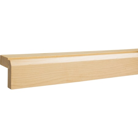 Hardware Resources Oak, 96" L, 2-1/8" H, Unfinished LR006-OK